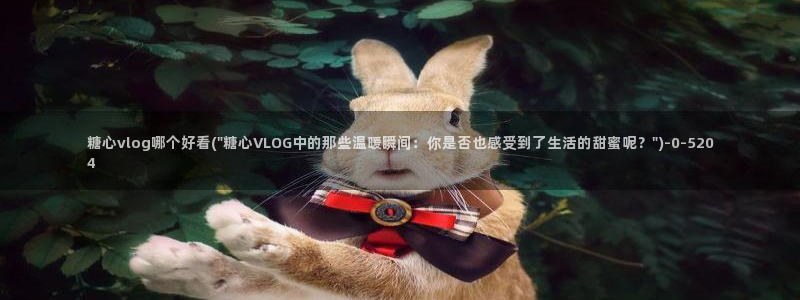 糖心vlog小