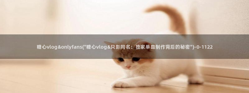 桥本香菜糖心vlog